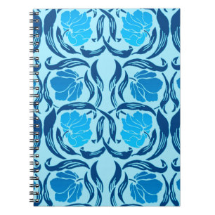William Morris Pimpernel, Denim & Light Blue Notitieboek