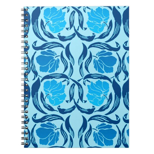 William Morris Pimpernel, Denim & Light Blue Notitieboek (Voorkant)