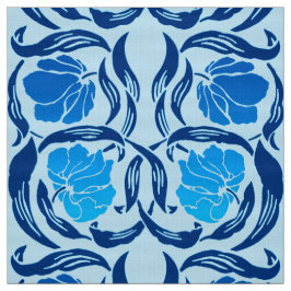 William Morris Pimpernel, Denim & Light Blue Stof