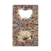 William Morris Pimpernel  Floral Creditkaart Flessenopener (Achterkant)