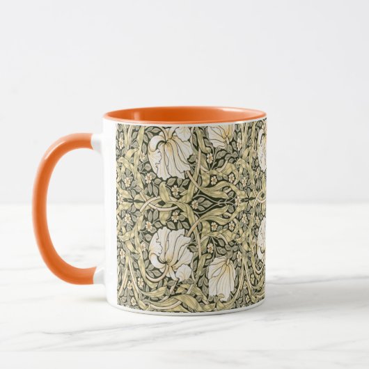 William Morris Pimpernel Floral Design Mok (Links)