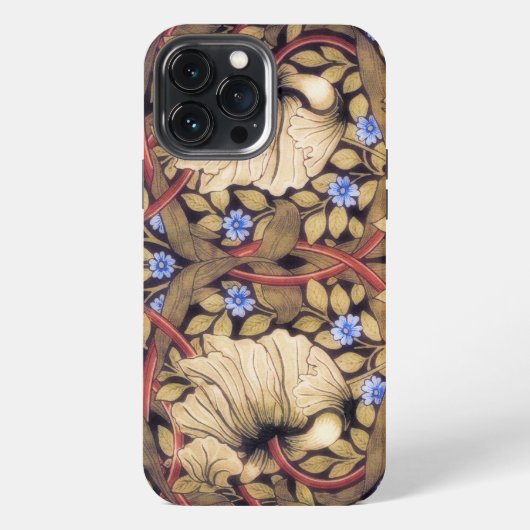 William Morris Pimpernel  Floral iPhone Hoesje (Achterkant)