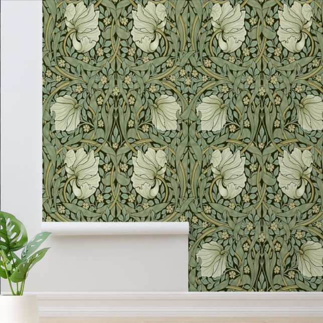 William Morris  Pimpernel Floral Pattern Behang (Creator heeft geüpload)