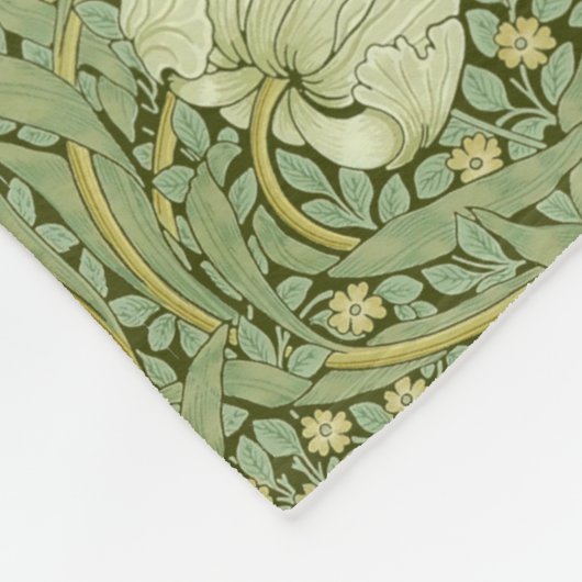 William Morris  Pimpernel Floral Pattern Fleece Deken (Hoek)