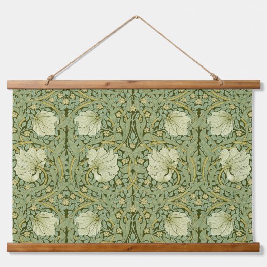 William Morris Pimpernel Floral Pattern Hangend Wandkleed (Voorkant)