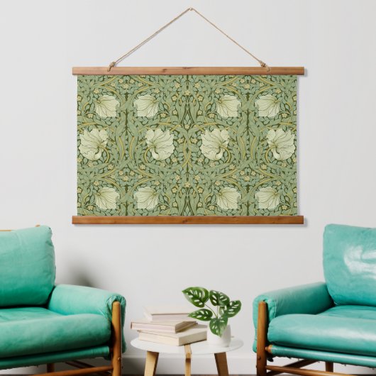 William Morris Pimpernel Floral Pattern Hangend Wandkleed (Woonkamer)