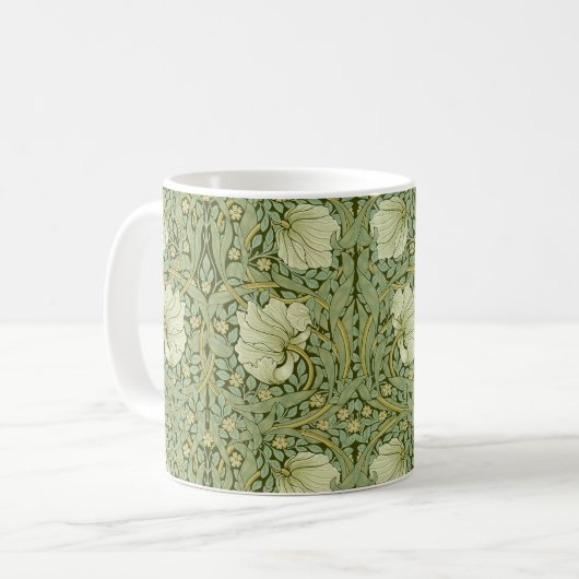 William Morris  Pimpernel Floral Pattern Koffiemok (Voorkant links)
