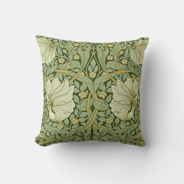 William Morris  Pimpernel Floral Pattern Kussen (Voorkant)