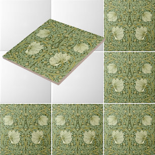 William Morris  Pimpernel Floral Pattern Tegeltje