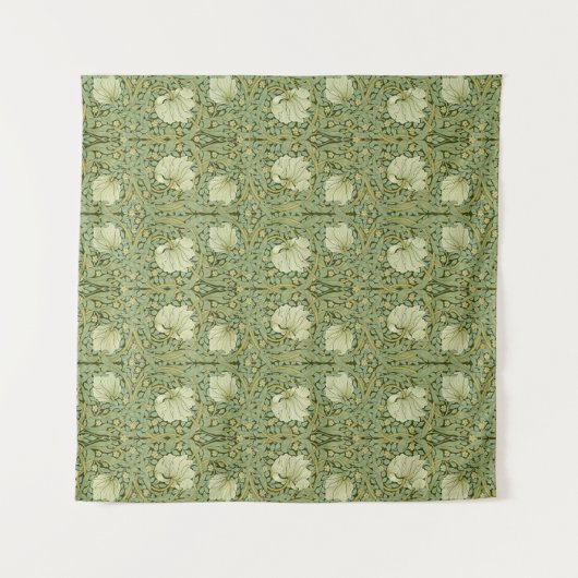 William Morris Pimpernel Floral Pattern Wandkleed (Voorkant (horizontaal))