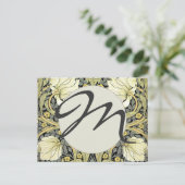William Morris Pimpernel Floral Wallpaper Briefkaart (Staand voorkant)
