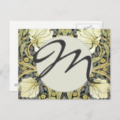 William Morris Pimpernel Floral Wallpaper Briefkaart (Voorkant / Achterkant)