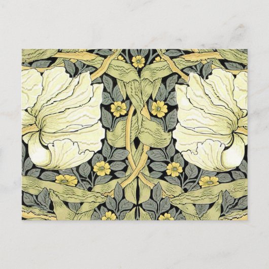 William Morris Pimpernel Floral Wallpaper Briefkaart (Voorkant)