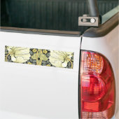 William Morris Pimpernel Floral Wallpaper Bumpersticker (Op Truck)