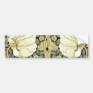 William Morris Pimpernel Floral Wallpaper Bumpersticker