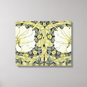 William Morris Pimpernel Floral Wallpaper Canvas Afdruk