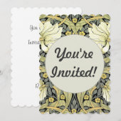 William Morris Pimpernel Floral Wallpaper Kaart (Voorkant / Achterkant)