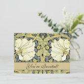 William Morris Pimpernel Floral Wallpaper Kaart (Staand voorkant)