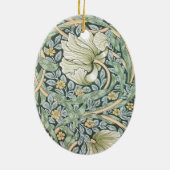 William Morris Pimpernel Floral Wallpaper Keramisch Ornament (Achterkant)