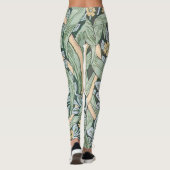 William Morris Pimpernel Floral Wallpaper Leggings (Achterkant)