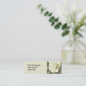 William Morris Pimpernel Floral Wallpaper Mini Visitekaartje (Staand voorkant)