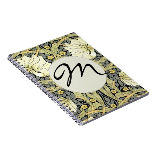 William Morris Pimpernel Floral Wallpaper Notitieboek (Rechterzijde)