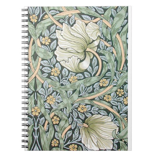 William Morris Pimpernel Floral Wallpaper Notitieboek (Voorkant)