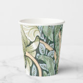 William Morris Pimpernel Floral Wallpaper Papieren Bekers (Achterkant)