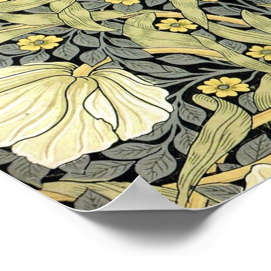 William Morris Pimpernel Floral Wallpaper Poster (Hoek)