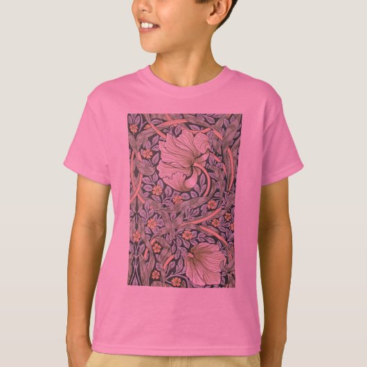 William Morris Pimpernel Floral Wallpaper T-shirt (Voorkant)