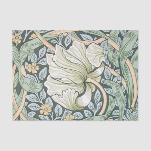 William Morris Pimpernel Floral Wallpaper Tissuepapier (Voorkant)