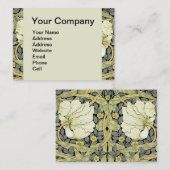 William Morris Pimpernel Floral Wallpaper Visitekaartje (Voorkant / Achterkant)