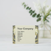 William Morris Pimpernel Floral Wallpaper Visitekaartje (Staand voorkant)