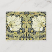 William Morris Pimpernel Floral Wallpaper Visitekaartje (Achterkant)
