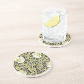 William Morris Pimpernel Floral Wallpaper Zandsteen Onderzetter (Zijkant)