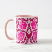 William Morris Pimpernel, Fuchsia & Lichtroze  Mok (Links)