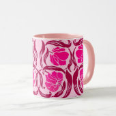 William Morris Pimpernel, Fuchsia & Lichtroze  Mok (Voorkant rechts)