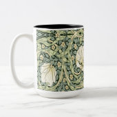 William Morris Pimpernel Green Tweekleurige Koffiemok (Links)