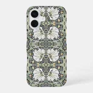 William Morris Pimpernel Ingewikkeld Bloemmotief  iPhone 16 Hoesje
