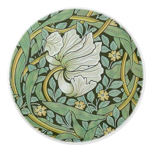 William Morris - Pimpernel Keramische Knop (Voorkant)