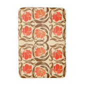 William Morris Pimpernel, Mandarin Oranje & Brown Badmat (Voorkant Verticaal)