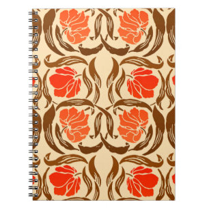 William Morris Pimpernel, Mandarin Oranje & Brown Notitieboek