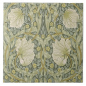 William Morris Pimpernel Matching Herhaalt Design Tegeltje (Voorkant)
