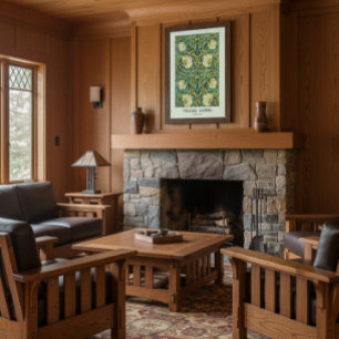 William Morris Pimpernel Mission Style Perfect Poster