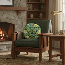 William Morris Pimpernel Mission Style Rond Kussen
