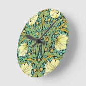 William Morris Pimpernel Mission Style Ronde Klok (Hoek)