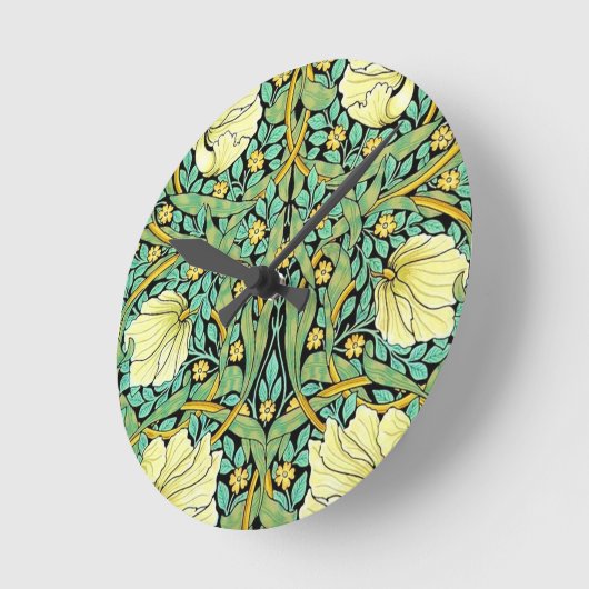 William Morris Pimpernel Mission Style Ronde Klok (Hoek)