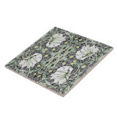 William Morris Pimpernel naadloos patroon Tegeltje (Zijkant)