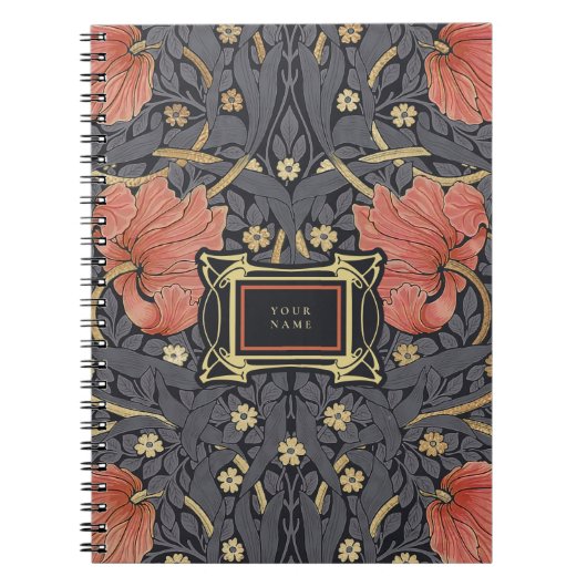 William Morris Pimpernel  Notitieboek (Voorkant)