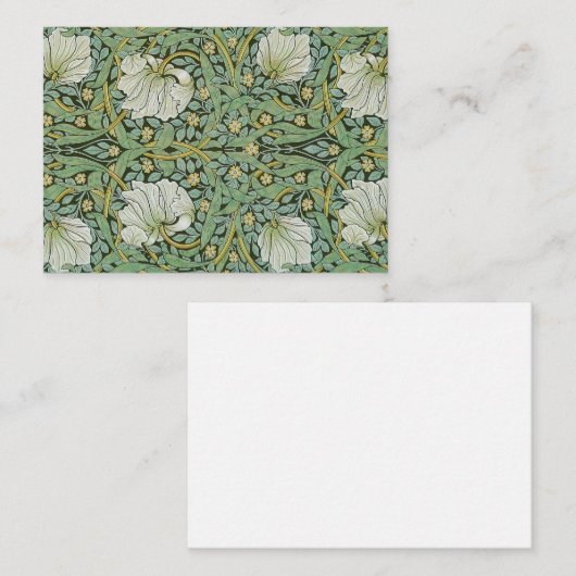 William Morris - Pimpernel Notitiekaartje (Voorkant / Achterkant)